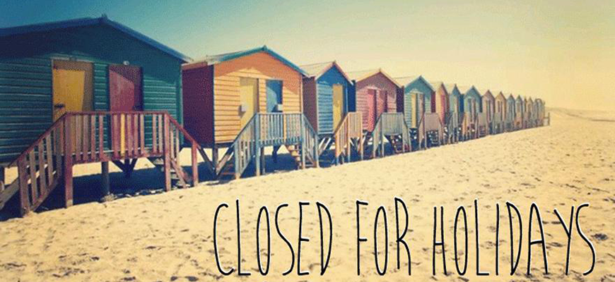 closed for holidays 